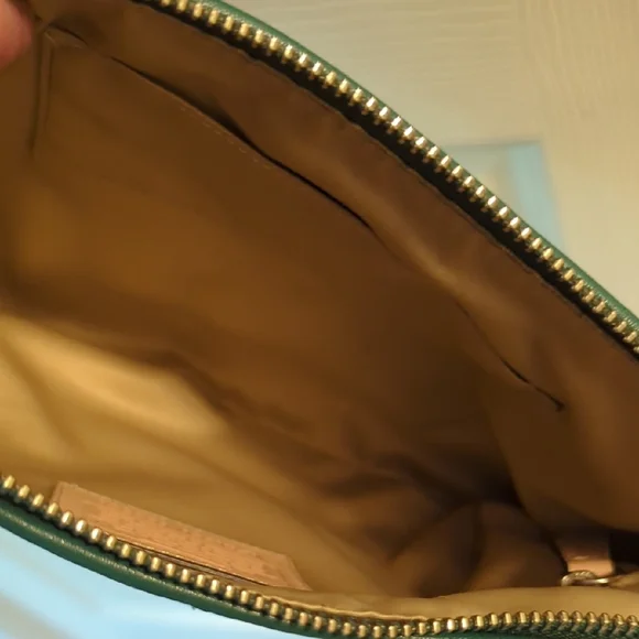 Coach Blue and Green Shoulder leather Bag - Picture 4 of 8